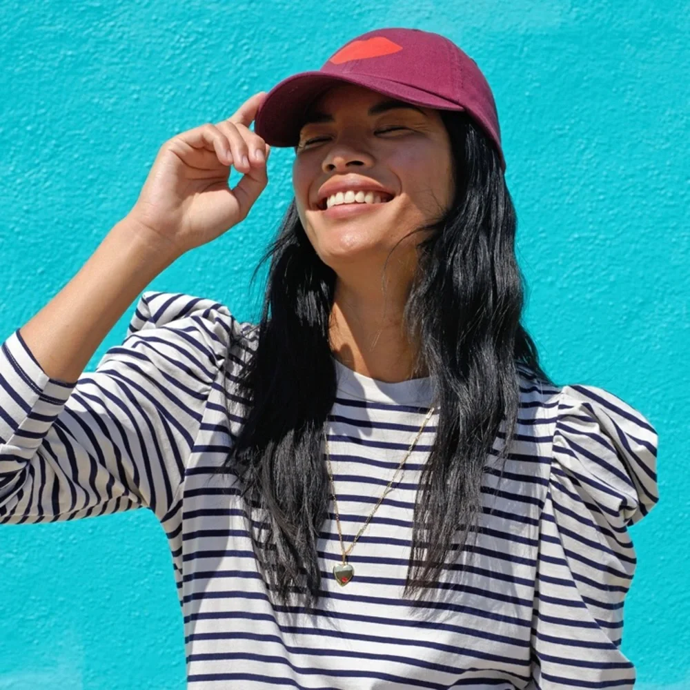 Clare V LIPS baseball Cap NWT - Picture 2 of 8